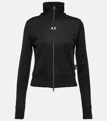 Logo jersey track jacket | Courrèges