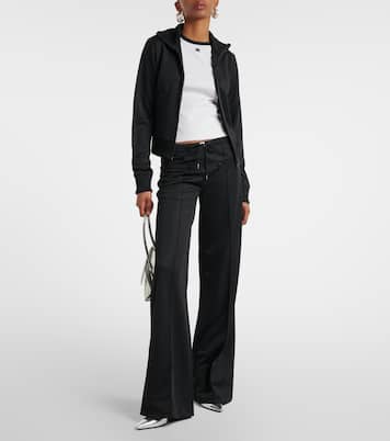 Logo jersey track jacket | Courrèges