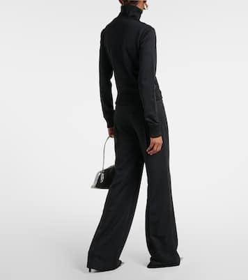 Logo jersey track jacket | Courrèges