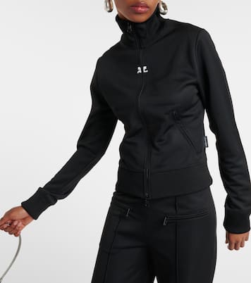 Logo jersey track jacket | Courrèges