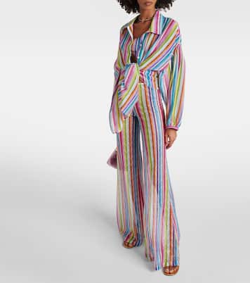 Camisa de algodón y seda en zigzag | Missoni