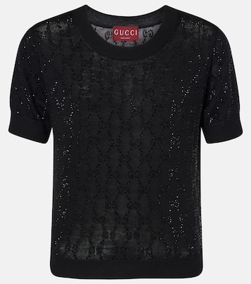Top in lana GG Crystal | Gucci
