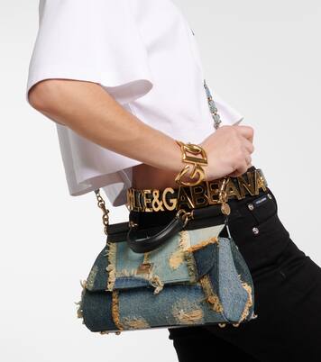 Bolso Sicily Medium con patchwork | Dolce&Gabbana