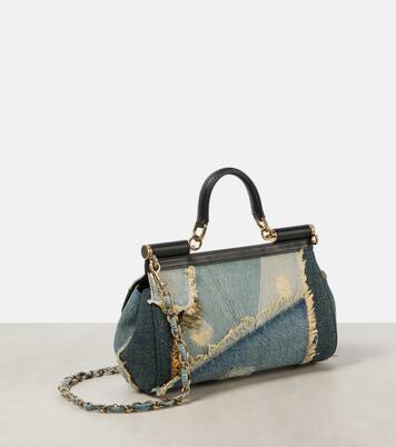 Bolso Sicily Medium con patchwork | Dolce&Gabbana