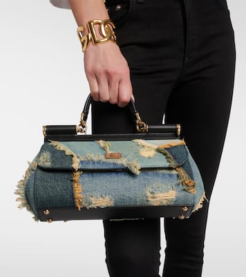 Bolso Sicily Medium con patchwork | Dolce&Gabbana