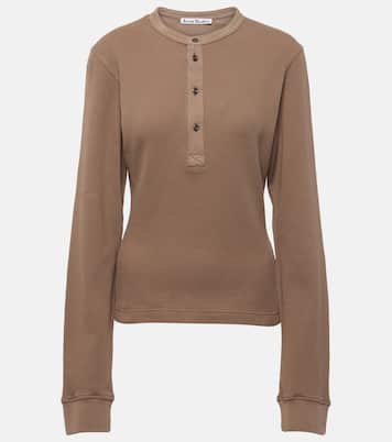 Camiseta de punto gofrado de algodón | Acne Studios