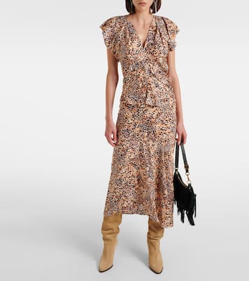 Gonna lunga Lisanne in raso | Isabel Marant