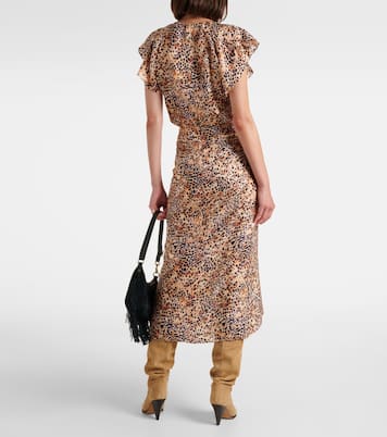 Gonna lunga Lisanne in raso | Isabel Marant