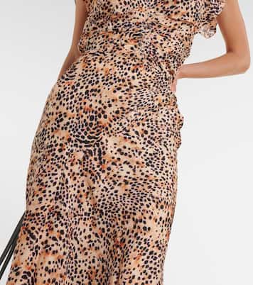 Gonna lunga Lisanne in raso | Isabel Marant