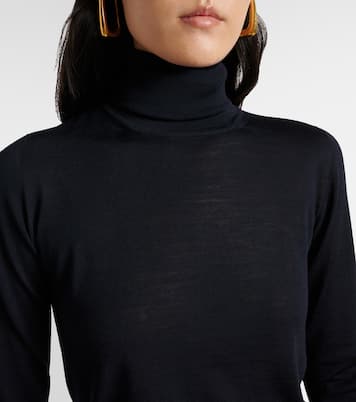 بلوفر بياقة عالية من الصوف الخام Saluto | Max Mara