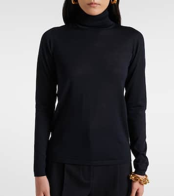 بلوفر بياقة عالية من الصوف الخام Saluto | Max Mara