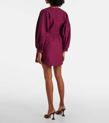 Puff-sleeve cotton minidress | Farm Rio