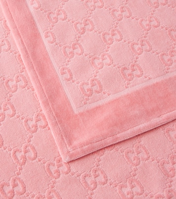 Telo mare in cotone GG  | Gucci