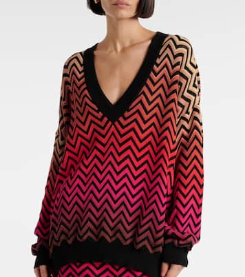 Pull Zig Zag en coton mélangé | Missoni