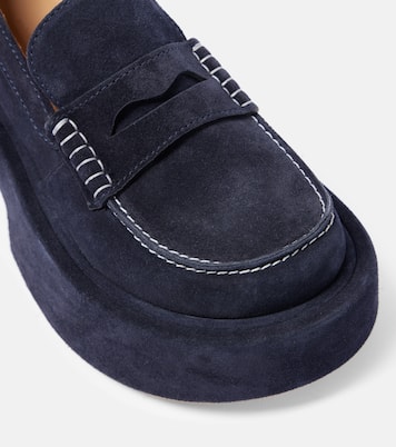 Mocassini in suede con platform | JW Anderson
