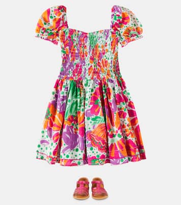 Bedrucktes Kleid Bertha aus Baumwolle | Poupette St Barth Kids