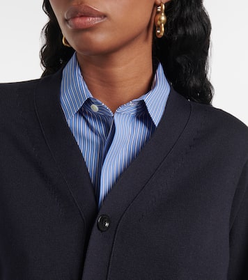 Cardigan in misto cotone e popeline | Sacai