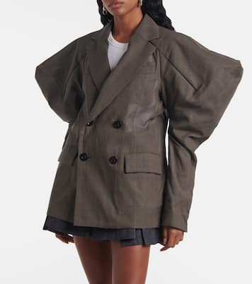 Blazer in voile di cotone | Sacai