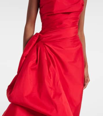 Ruched taffetta gown | Marmar Halim