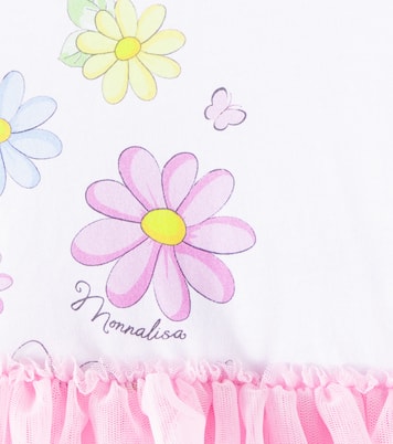 Bebé - camiseta de algodón con volantes | Monnalisa