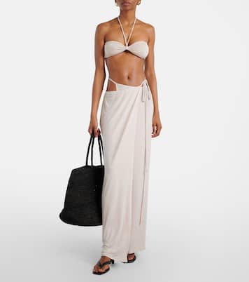 Top de bikini Liana con cuello halter | Jade Swim