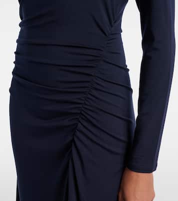 Abito midi con ruches | Veronica Beard