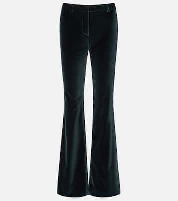 Cotton velvet flared pants | Etro