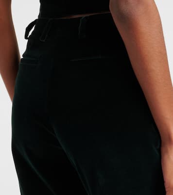 Cotton velvet flared pants | Etro