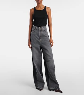 Jeans a gamba larga a vita alta | Stella McCartney
