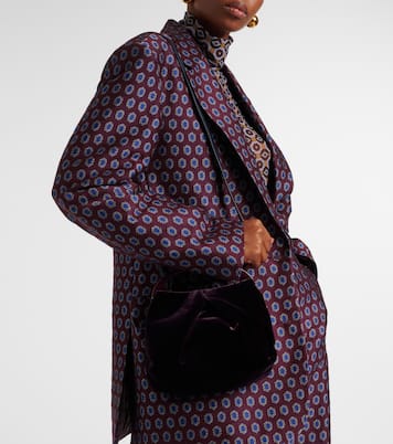 Tote Bag Crisp Small aus Samt | Dries Van Noten