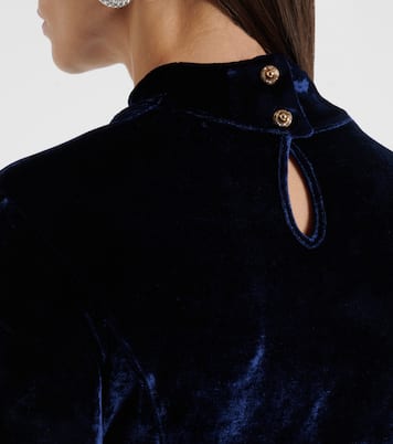 Midikleid aus Samt | Rabanne