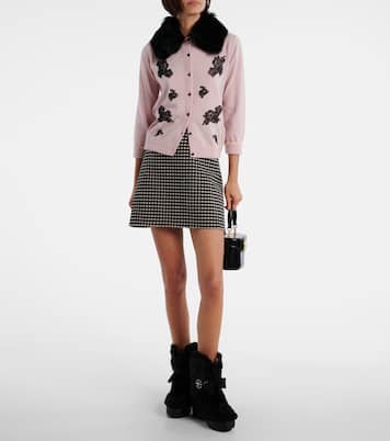 Ankle Boots Snowish aus Faux Shearling | Valentino Garavani