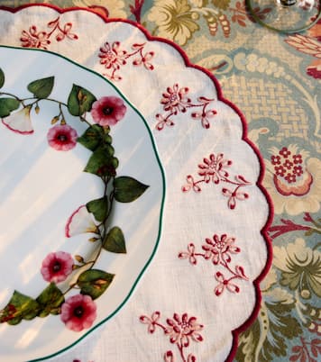 Ciclamino floral porcelain dinner plate | Cabana