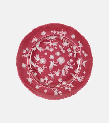 Plato de postre floral de porcelana por Ginori 1735 | Cabana