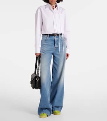 Sneakers G75 mit Veloursleder | Gucci