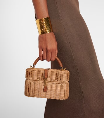 Schultertasche Gaby mit Leder | Saint Laurent