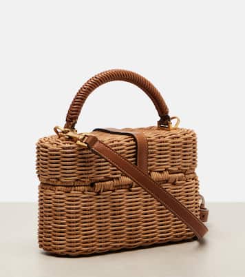 Schultertasche Gaby mit Leder | Saint Laurent