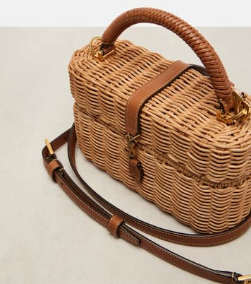Schultertasche Gaby mit Leder | Saint Laurent
