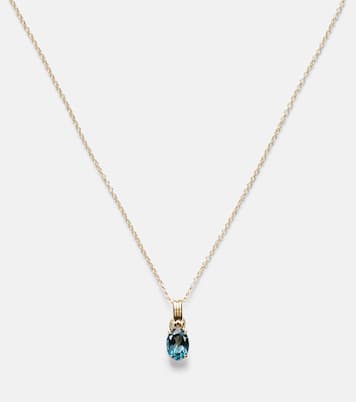 Halskette Serenity aus 14kt Gelbgold mit Spinel | Stone and Strand