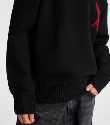 Ami de Cœur virgin wool turtleneck sweater | Ami Paris