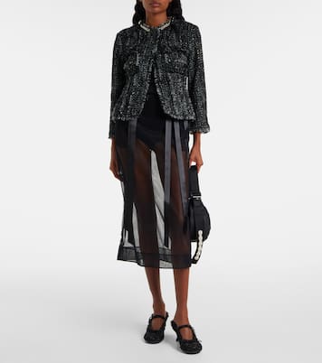 Embellished tweed jacket | Simone Rocha