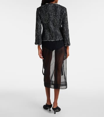 Embellished tweed jacket | Simone Rocha