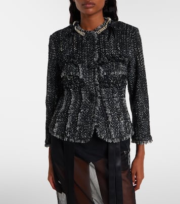 Embellished tweed jacket | Simone Rocha