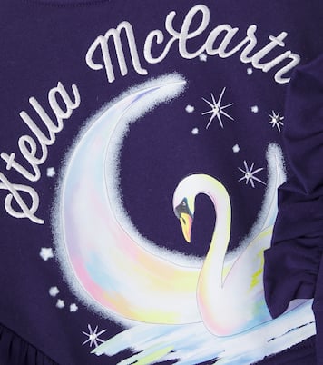 Printed cotton jersey sweatshirt | Stella McCartney Kids