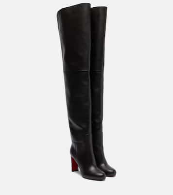 Loo 85 leather over-the-knee boots | Christian Louboutin