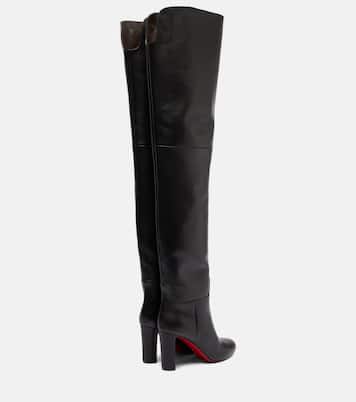 Loo 85 leather over-the-knee boots | Christian Louboutin