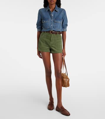 Sally corduroy shorts | Veronica Beard