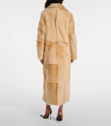 Mantel Evita Long aus Shearling | Nour Hammour