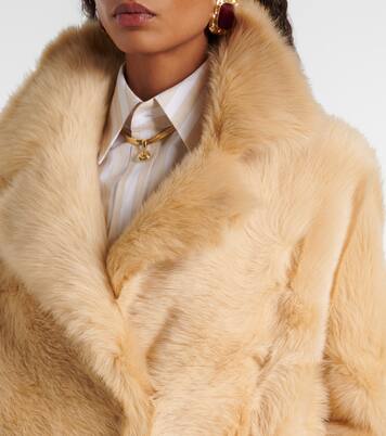 Mantel Evita Long aus Shearling | Nour Hammour