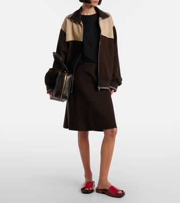Longsleeve aus Baumwoll-Jersey | Miu Miu